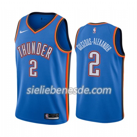 Herren NBA Oklahoma City Thunder Trikot Shai Gilgeous-Alexander 2 Nike 2019-2020 Icon Edition Swingman